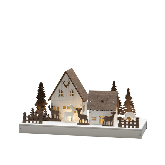 Siluett Hus LED Konstsmide